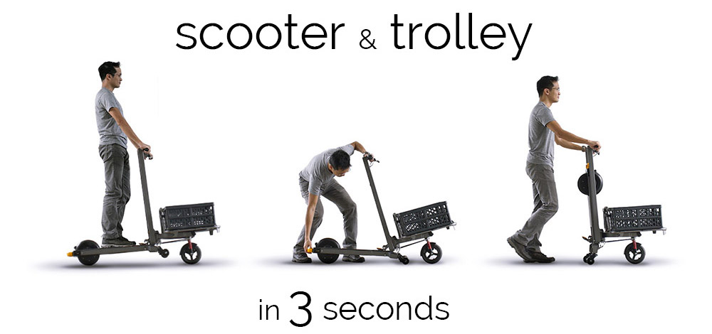 Introducing World’s first 2-in-1 cargo e-scooter