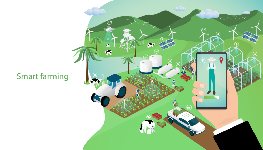 Smart farming with robot